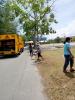 พัฒนา และเก็บขยะ บริเวณ หน้าสำนักงานเทศบาลตำบลหัวไทร