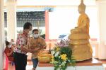 พิธีทำบุญ สรงน้ำพระพุทธสิงหิงค์ และรดน้ำดำหัวผู้สูงอายุ