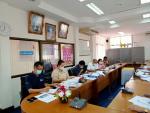 ประชุมกรรมการตรวจรับงานปรับปรุงภูมิทัศน์ บริเวณ ริมคลองหัวไท