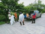 ร่วมกันทำความสะอาด บริเวณ  สถานกักกันโรคท้องที่ (Local Quara