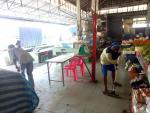 ทำความสะอาดตลาดสดเทศบาลตำบลหัวไทร และเก็บกิ่งไม้ บริเวณวัดหั
