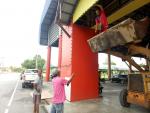 ปรับปรุงซ่อมแซมซุ้มประตูทางเข้า อาคารอเนกประสงค์เทศบาลตำบลหั