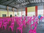 ฉีดล้างทำความสะอาด และจัดเตรียมสถานที่