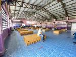 จัดสถานที่กักตัวกลุ่มเสี่ยง บริเวณ โรงเรียนบ้านหน้าศาล