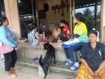 ลงพื้นที่ประเมินครอบครัว(ผู้สูงอายุ) กลุ่มเป้าหมายที่เข้าร่ว