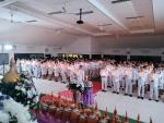 พิธีถวายราชสักการะและวางพานพุ่ม และพิธีจุดเทียนถวายพระพรชัยม