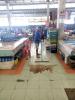 ทำความสะอาดตลาดสด